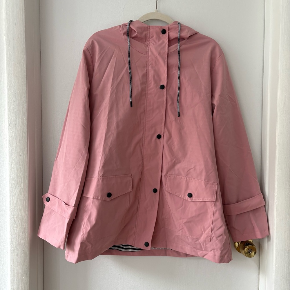 Pink Hooded Women's Jacket